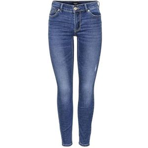 VERO MODA Low Rise Jeans voor dames, blauw (medium blue denim), (XS) W x 32L