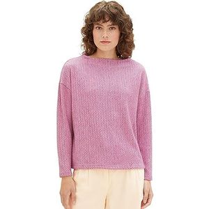 TOM TAILOR Sweatshirt voor dames, 33830 - Mauvy Plum, XXS