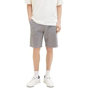 TOM TAILOR Denim Uomini bermuda shorts 1037118, 30902 - Mid Platinum Grey, S