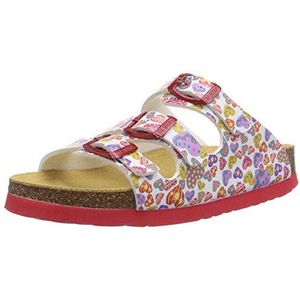 Dr. Brinkmann 500195 Uniseks kinderslippers, meerkleurig, kleurrijk, wit, 31 EU smal