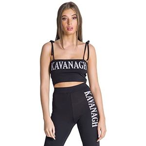 Gianni Kavanagh Black Kavanagh Crop Top voor dames, Zwart, L