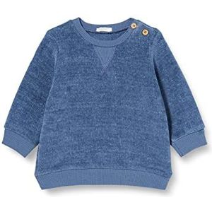United Colors of Benetton Sweatshirt met lange mouwen en ronde hals voor baby's, Blauw 62 q, 68 cm