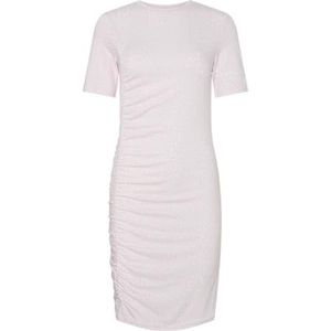 Pcelly Ss Ruching Dress Pwp JRS, Pink-a-boo, M