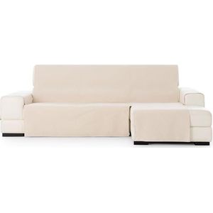 ECOMMERC3 Chaise longue bankovertrek, extra rechts, eenvoudig aan te brengen met elastische banden, effen, compatibel met chaise longue-banken, links of rechts
