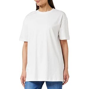 Urban Classics Dames T-shirt Ladies Oversized Boyfriend Tee, T-shirt voor vrouwen in oversized optiek, verkrijgbaar in vele kleuren, maten XS - 5XL, wit, XL Grote maten Extra Tall