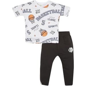 DeFacto Knitted Set voor babyjongens, wit, 9-12 Maanden