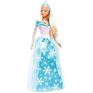 Simba S 57328381 105732838 - Steffi Love Ice Princess/Steffi als ijsprinses/met sneeuwvlokken en glitterelementen/aankleedpop / 29 cm, voor kinderen vanaf 3 jaar