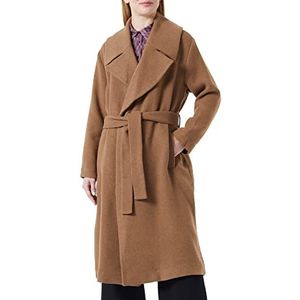 Sisley Womens Coat 2RKJLN01P Trenchcoat, Brown 71Q, 40