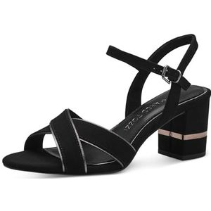 MARCO TOZZI Heeled Sandal by Guido Maria Kretschmer 2-28339-42 dames, Black Comb, 39 EU