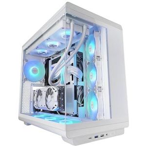 MC-REV Gaming Behuizing - Zwart - Gehard Glas - Dual-Chamber Ontwerp