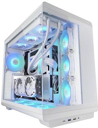 MC-REV Gaming Behuizing - Zwart - Gehard Glas - Dual-Chamber Ontwerp