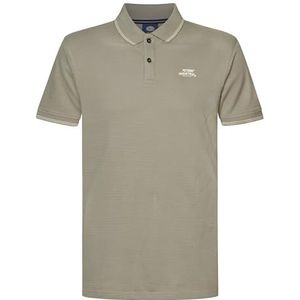 PETROL INDUSTRIES Heren poloshirt met korte mouwen, M-1040-POL919, kleur: saliegroen, maat: XXXL, Salie groen, 3XL