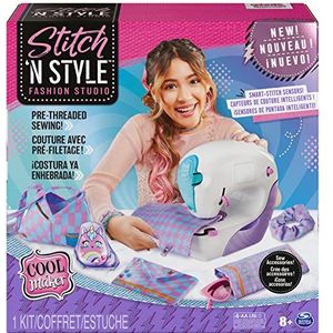 Cool Maker - Stitch ‘N Style Fashion Studio-speelgoednaaimachine met ingeregen garen inclusief stofjes en watertransferprints knutselspeelgoed