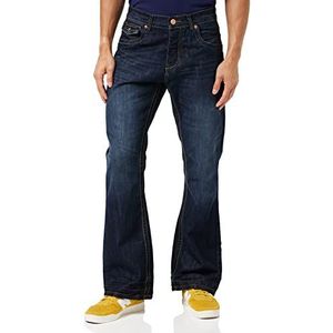 Raw Indigo Ltd Bootcut jeans voor heren, Donker wassen, 30W / 34L