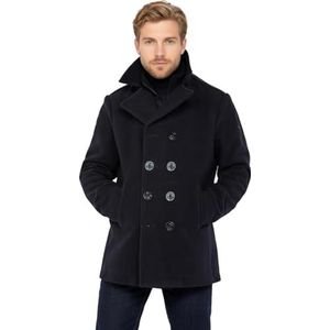 Schott NYC Herenjas. - blauw - L