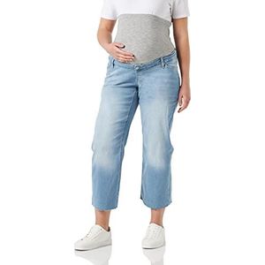 MAMALICIOUS Dames Mltroya Wideleg Cropped Jeans A. Zwangerschapsjeans, blauw (light blue denim), 30W x 32L