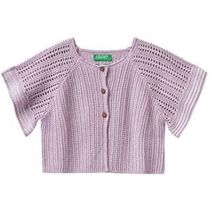 United Colors of Benetton Koreana Jersey M/M 119GH5001 Cardigan Pullover 26G, 90 meisjes, Glycine 26 g, 18 Maanden