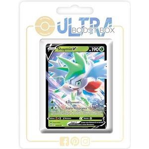 Shaymin V 013/172 - Ultraboost X Epée et Bouclier 9 - Stars Étincelantes - Doos met 10 Franse Pokemon kaarten