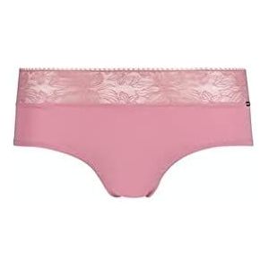 Skiny Dames Micro Lace Slip, Foxglove pink, Regular, Foxglove Roze, 38