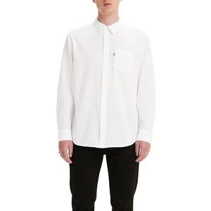 Levi's Heren Short Sleeve Classic Pocket Tee T-shirt, wit 17, S