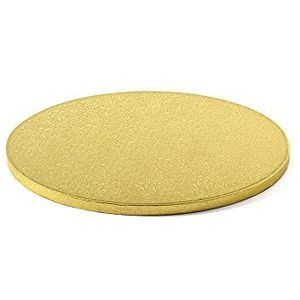 0931704 DECORA Ronde taartplaat GOLD CM 30X1,2 H