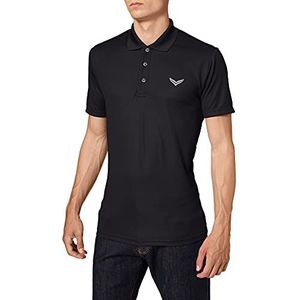 Trigema Klassiek poloshirt voor heren Coolmax®, zwart (zwart), 3XL