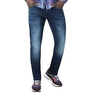 Timezone Slim Scotttz jeans voor heren, Urban Blue Wash, 33W / 30L