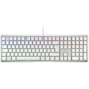 CHERRY XTRFY MX 3.1, Mechanisch Gaming-Toetsenbord, Pan-Nordic Indeling (QWERTY), RGB-Verlichting, Aluminium Behuizing, USB-A, MX2A RED Switches, Wit