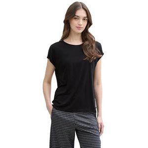 Tom Tailor Denim - T-shirt - Zwart - Katoen