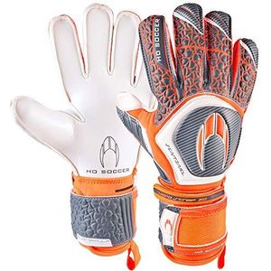 HO Soccer Sentinel Flat Protek Keepershandschoenen, uniseks, volwassenen, oranje/grijs/wit, maat 6