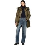 Tommy Hilfiger - NYLON MIX PADDED PARKA WW0WW43121 - Parka Jas - Legergroen