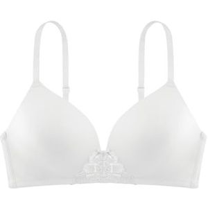 Dorina - Michelle - Voorgevormde BH zonder Beugel - Wit - 84% Gerecycled Polyamide