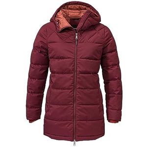 Schöffel Dames geïsoleerde parka Boston L, Dark Burgundy, 48