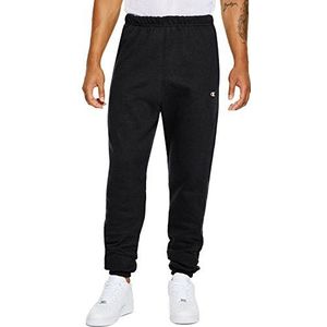 Champion Life Men's Reverse Weave Pants with Pockets, Black/c Logo, X-Small