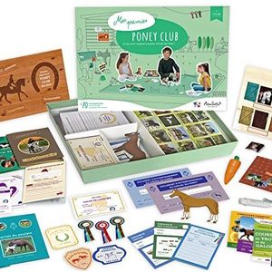 Amulette - Set Mijn eerste Pony Club – educatief spel 6 tot 10 jaar – 70 accessoires voor het spelen van haar paardenclub – speelgoed cadeau voor kinderen, meisjes, jongens, beroepsdieren, gemaakt in