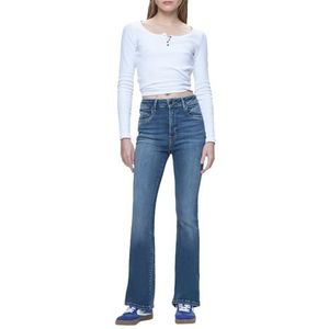 LTB Jeans Jonna 500 damesjeans in blauw High Rise gemaakt van katoenmix, maat 24, 30, blauw, 24W / 30L