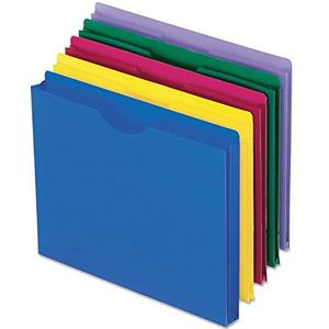 Pendaflex Doorschijnend Poly File Jackets, Letter Size, Verschillende kleuren, 10 per Pack (50990)