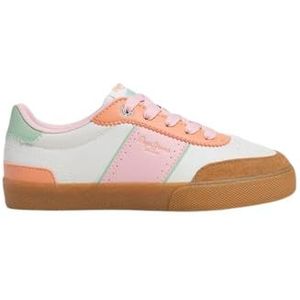 Pepe Jeans Kenton Muse G Sneaker, bruin (Cognac Brown), 3 UK, Bruin Cognac Bruin, 35 EU