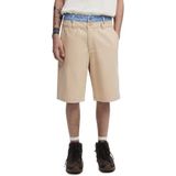 Desigual - Jeansshort - Multicolor - Katoen - Relaxed Pasvorm