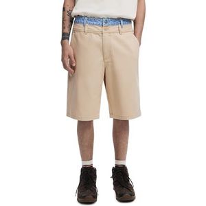 Desigual - Jeansshort - Multicolor - Katoen - Relaxed Pasvorm