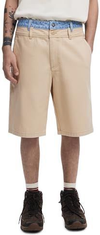 Desigual - Jeansshort - Multicolor - Katoen - Relaxed Pasvorm