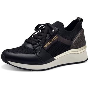 MARCO TOZZI Laced 2-23716-43 Sneakers voor dames, zwart, 37 EU