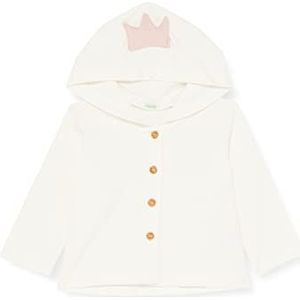 United Colors of Benetton Gebreid vest voor kinderen., wit 074, 50 cm