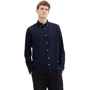 TOM TAILOR Herenhemd, 10668 - Sky Captain Blue, M