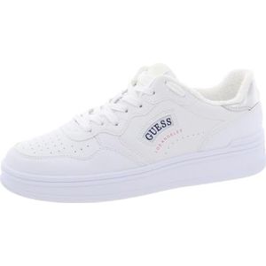 GUESS Sybela sneakers voor dames, wit/zilver 143, Wit Zilver 143, 11