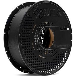 3DFILS Neat Winding esFil PLA Max Filament voor 3D-printers, 1,75 mm, 1 kg, zwart