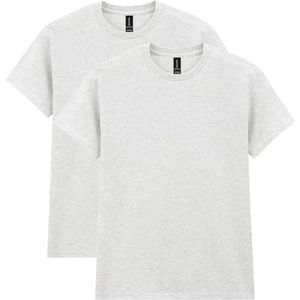 GILDAN Overhemd voor heren, ondoorzichtig (verpakking van 2), Ash Grey (2 Pack), XL