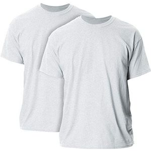 GILDAN Heren Shirt (Pack van 2), Asgrijs, XXL