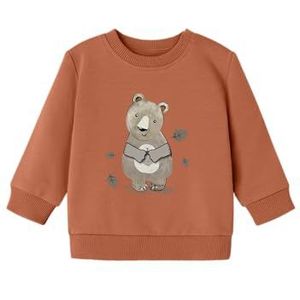 NAME IT Nbmofun Ls Sweat Box Bru, autumn leaf, 74