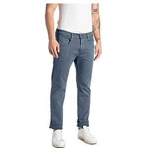 Replay Anbass Hyperflex Colour Xlite heren Jeans , 783 Blue Delavè, 40W / 36L